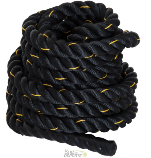 CUERDA BATTLE ROPE SINT. 12M.38MM 9.5KGS.