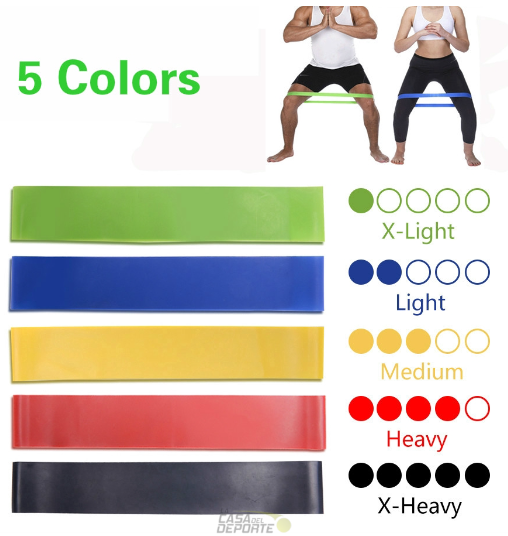 BANDA ELASTICA CERRADA 5 NIVELES C/BOLSO