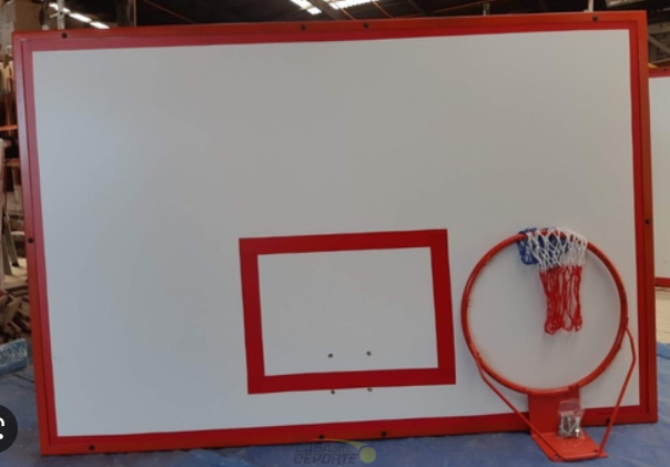 TABLERO BASQ 105 X 180 CMS. MELAMINA 15MM. C/ARO Y RED