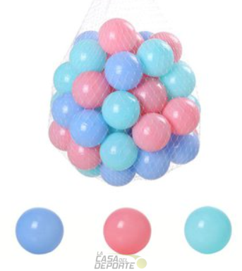 PELOTAS PLASTICAS DE 50 UNIDADES