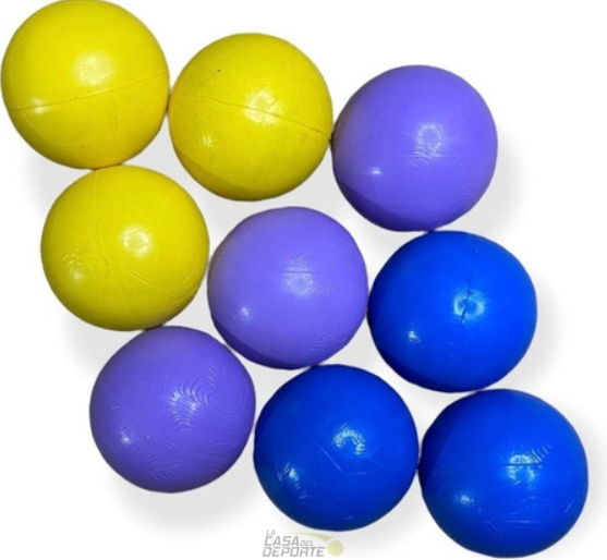 PELOTA TACA TACA 6 UNID.