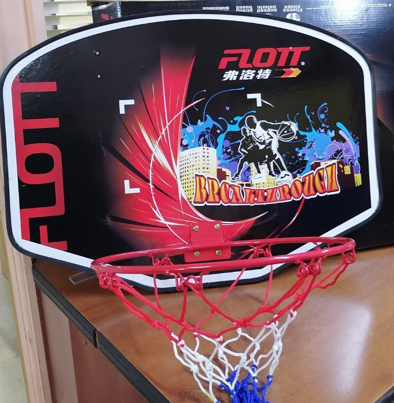 TABLERO BASQUETBOL+ PELOTA INFANTIL FLOTT