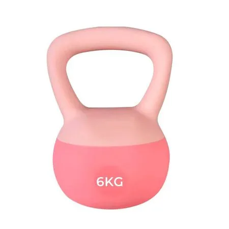Pesa Rusa Suave Kettlebell Base De Goma Arena De Hierro